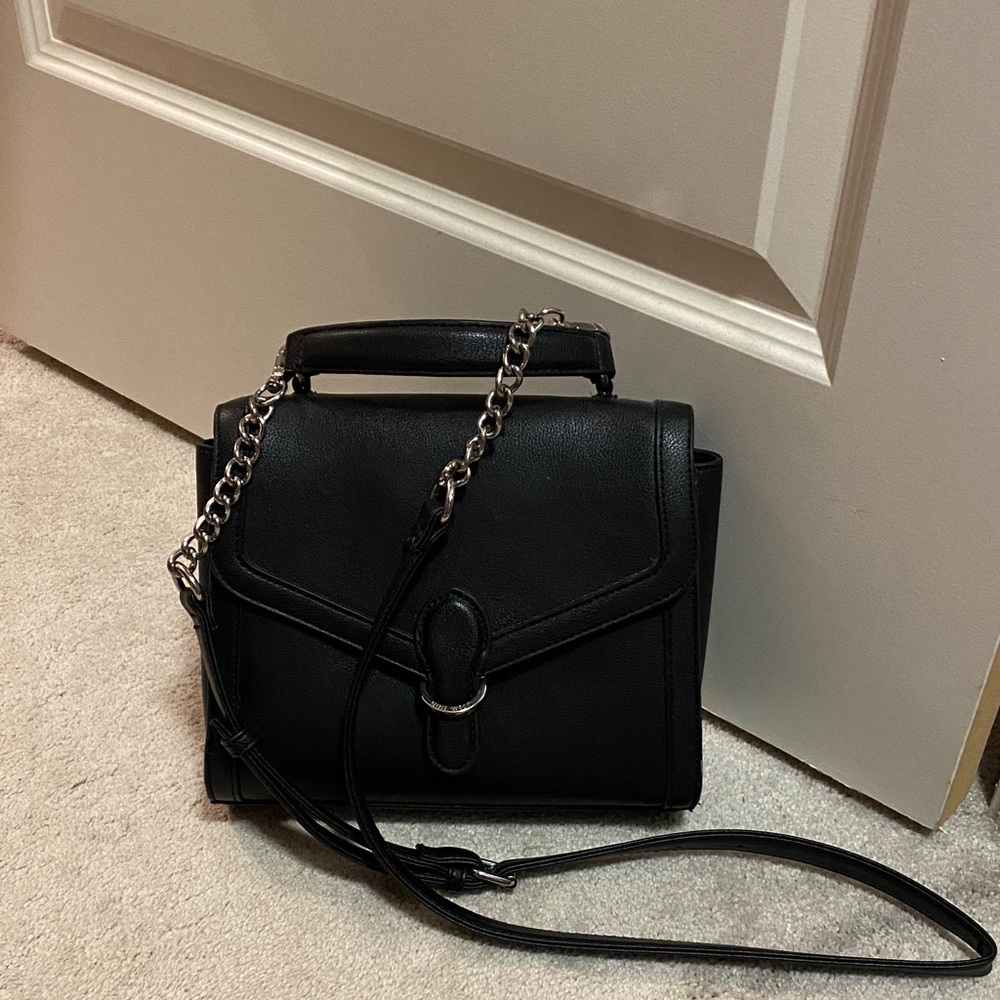 Nine West Black Crossbody Bag with Chain Strap